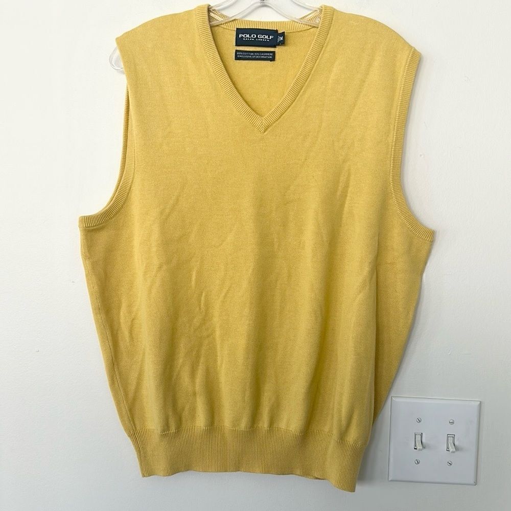 Polo Golf Ralph Lauren Cashmere Blend Sweater Vest M